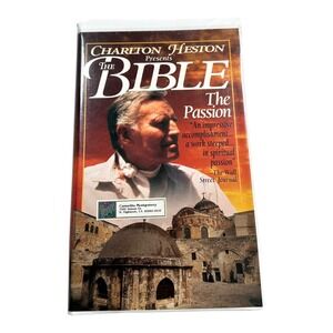 Charlton Heston Presents The Bible The Passion Volume IV VHS Movie